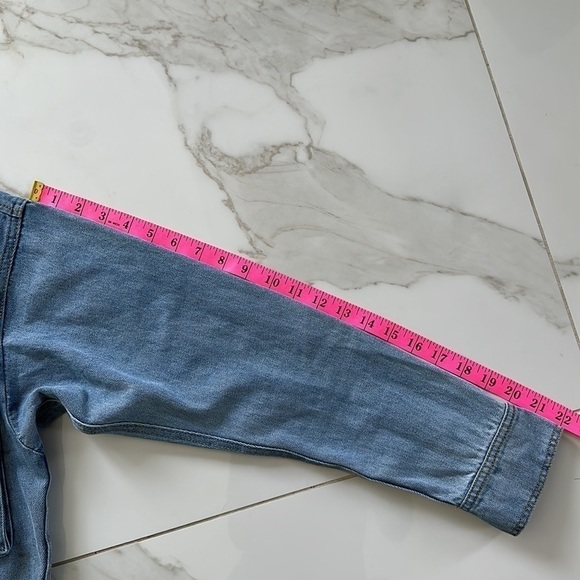 YaYa & Co Cropped denim jacket size small - Picture 7 of 7